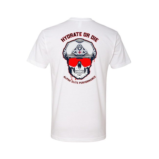 rallywhiteback Hydrate or Die Shirt - Limited Edition - Image 1