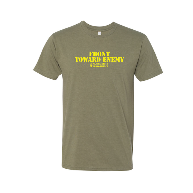 FRONTTOWARDENEMYtee Front Toward Enemy Tee - Image 1